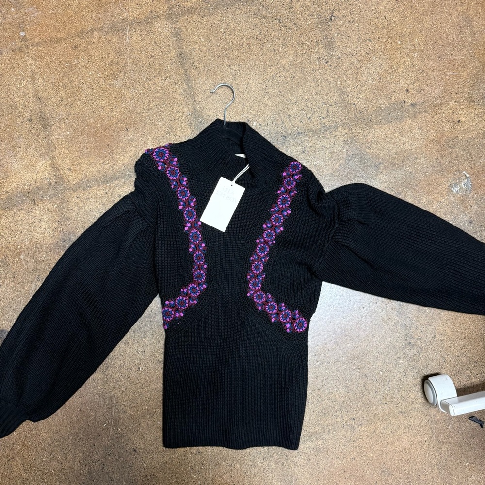 Ulla Johnson Emerson Pullover Black Knit